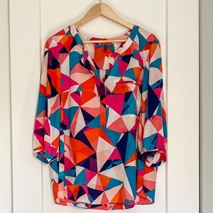 NYDJ Graphic Blouse
